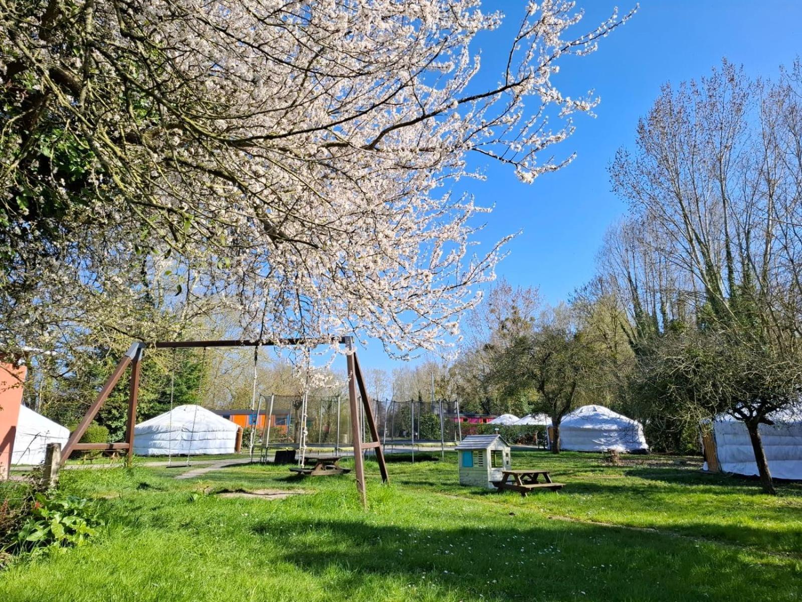 Le Village Insolite Yourte Et Roulotte سان-بونوا-دي-أونديس المظهر الخارجي الصورة